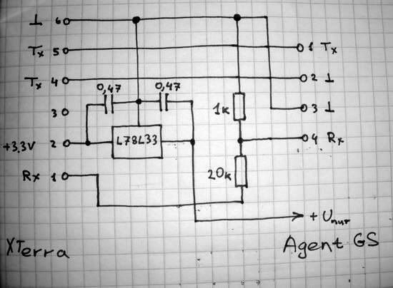 схема подключения l78l33