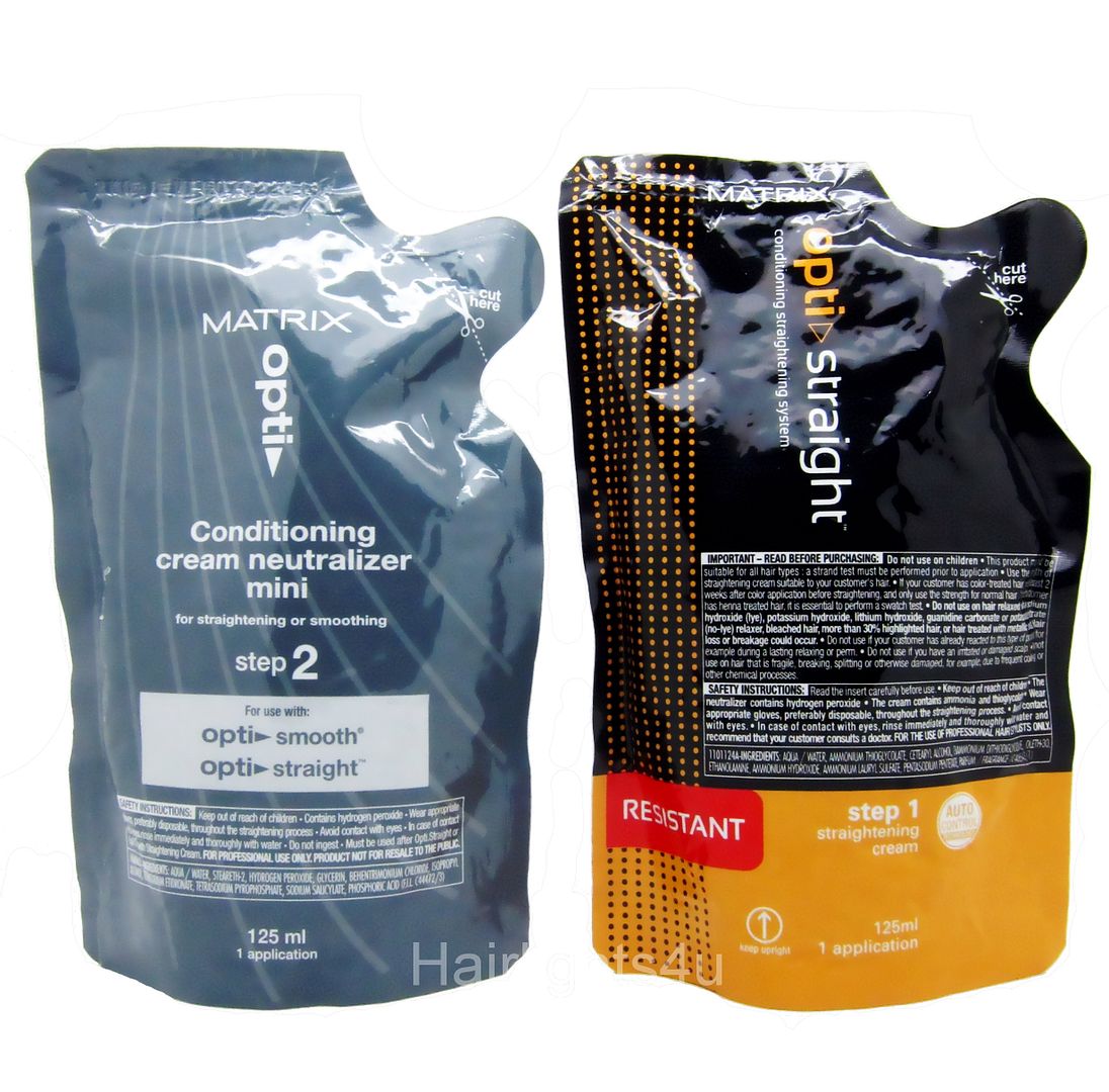 Matrix Opti Straight Japanese Salon Hair Straightening Cream Relaxer