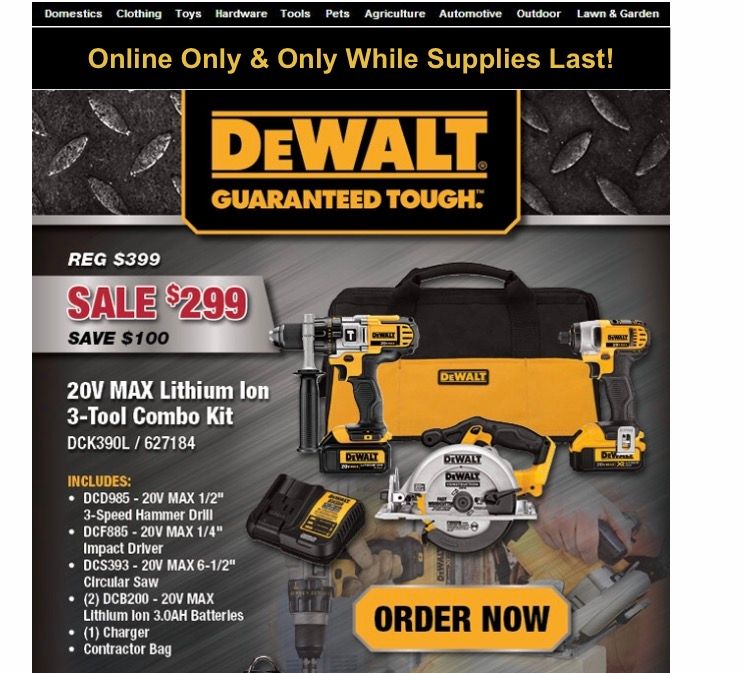 Is this Dewalt 20v kit decent? Is this a good price? - AR15.COM