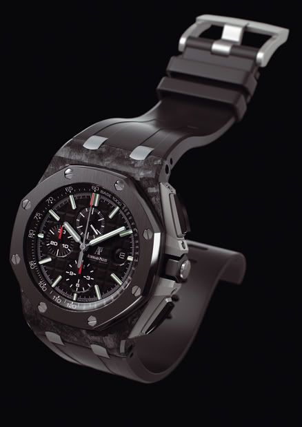 The Royal Oak Offshore Chronograph in forged carbon