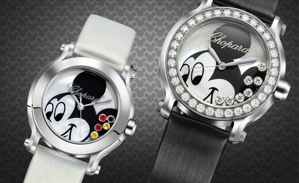 Chopard Happy Mickey 278509-3045 and 278475-3033