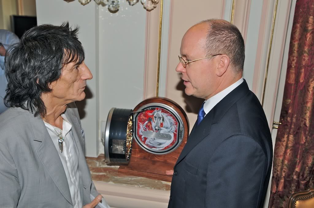 Ronnie Wood and Prince Albert
