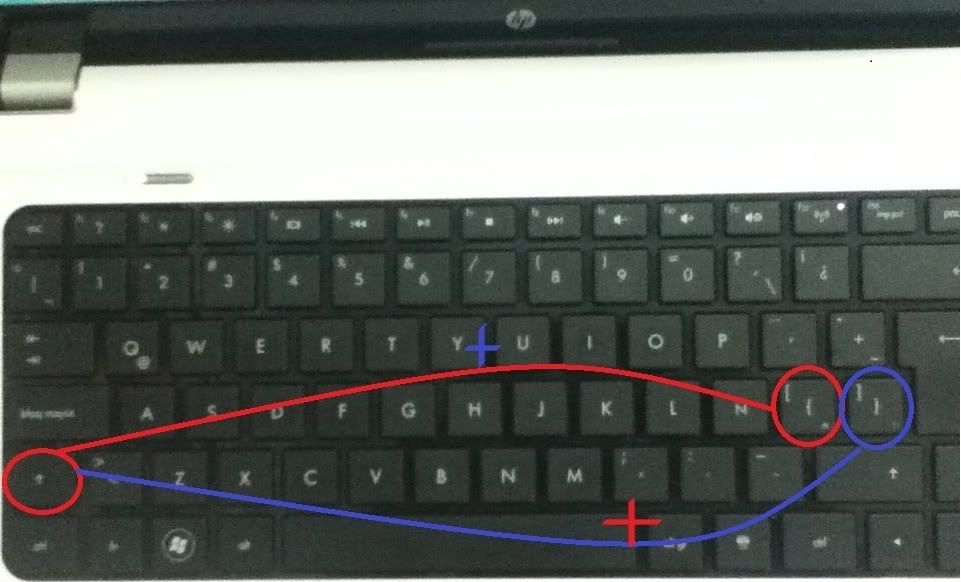 Como Se Hace El Corchete Con El Teclado