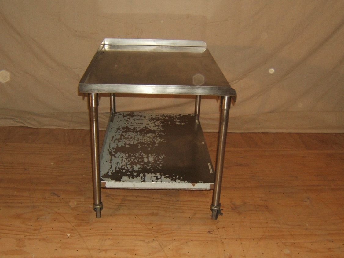 Heavy Duty Prep Table Rolling 48in L x 30in W x 30in H Stainless Steel eBay