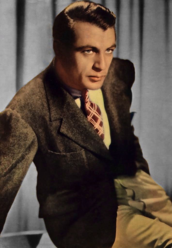 Colorized Pics Gary Cooper Scrapbook