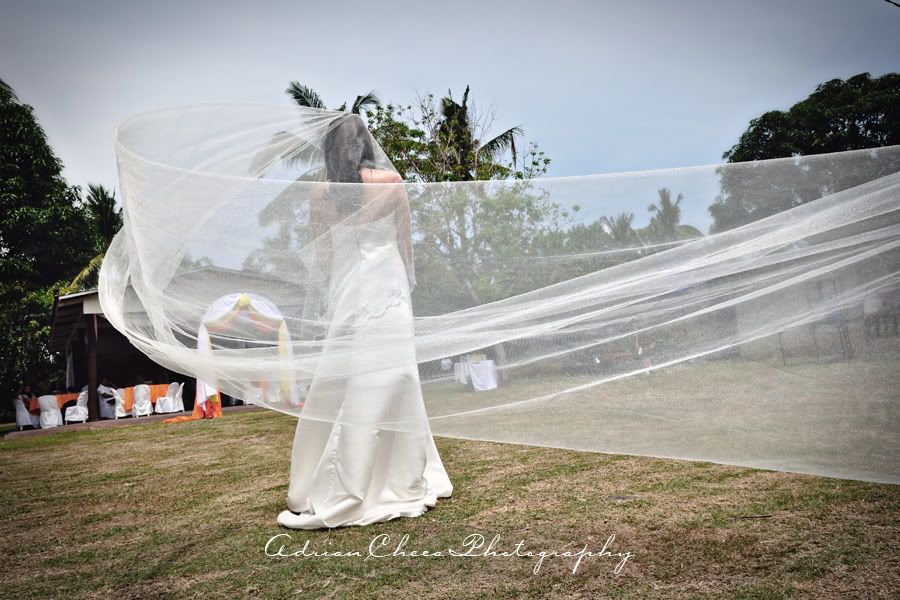 Hubert and Diane Wedding in Lumban Laguna Philippines, bride walk