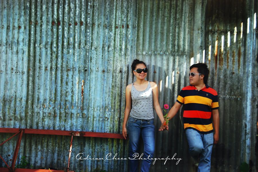 Hubert and Diane Prenup Shoot in Lumban Laguna, roof