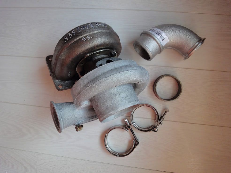 HX35 12cm nonwastegated exhaust housing Part no.s Driftworks Forum