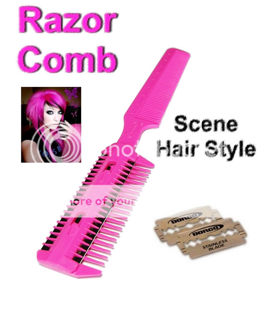 Emo Hair Razor Hair Cutting Razor Comb  