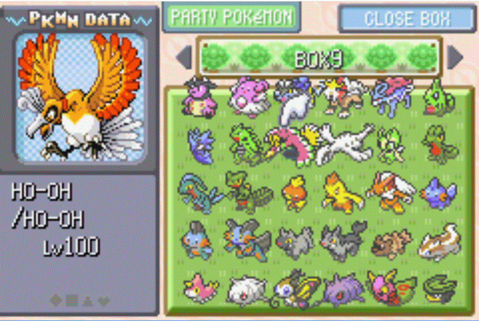 Details About Pokemon Leafgreen All 386 Shiny Game Unlocked Authentic