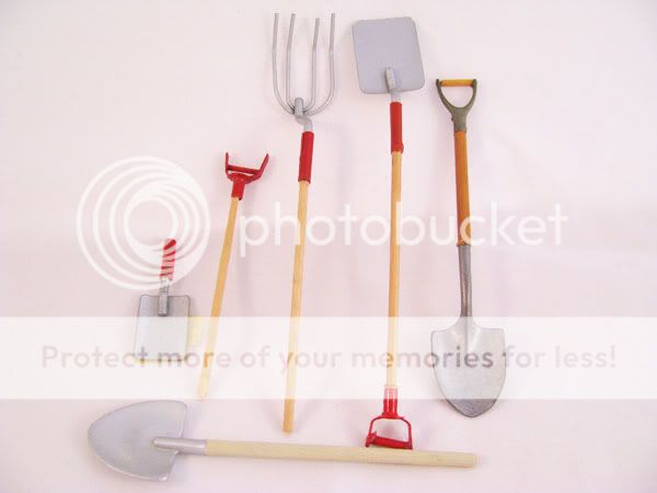   GARDEN Lot   Birds, Duck, Rake, Shovel, Bird Bath & Trowel NEW  