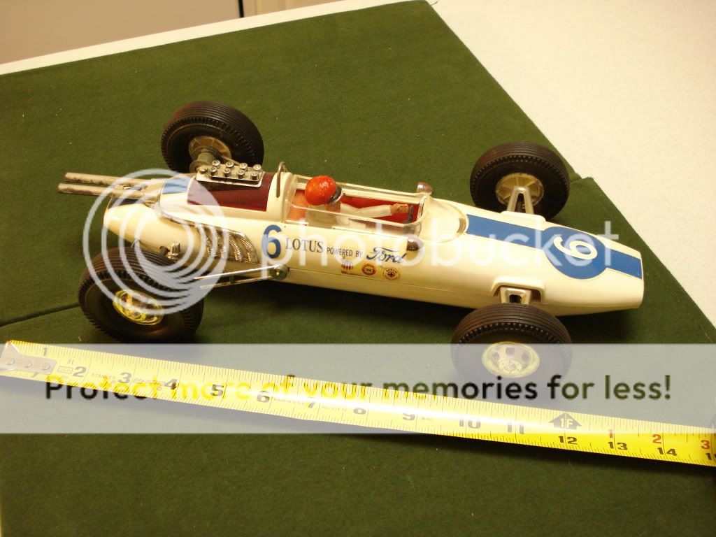 1960s INDY RACE CAR, FRICTION POWERED MADE by GAMA OF WESTERN 