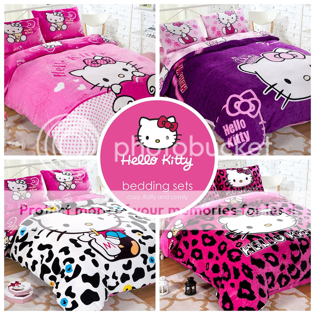 Kinder Hello Kitty Bettwasche Quilt Cover Bedding Set Twin Full