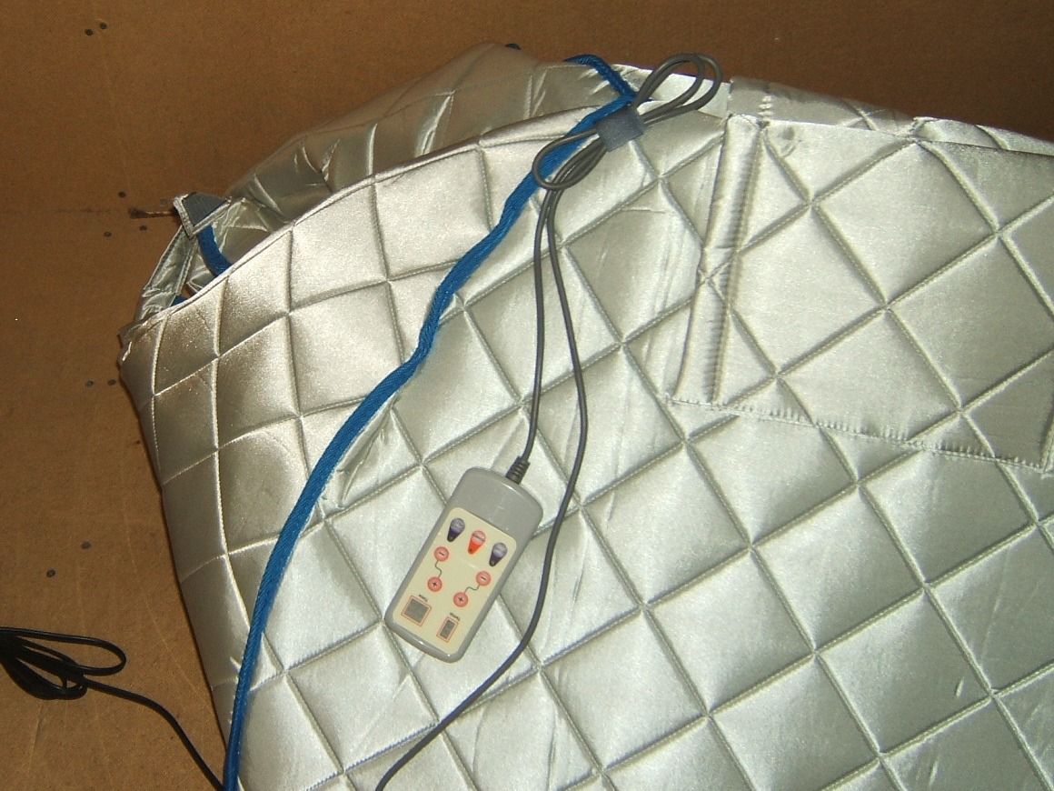 Fir Far Portable Intelligent Dry Heat Sauna Blue Gray Chair Included Fabric