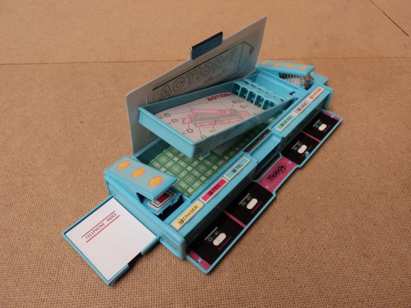 Disney Toy Pencil Box Organizer Multi Color Little Mermaid
