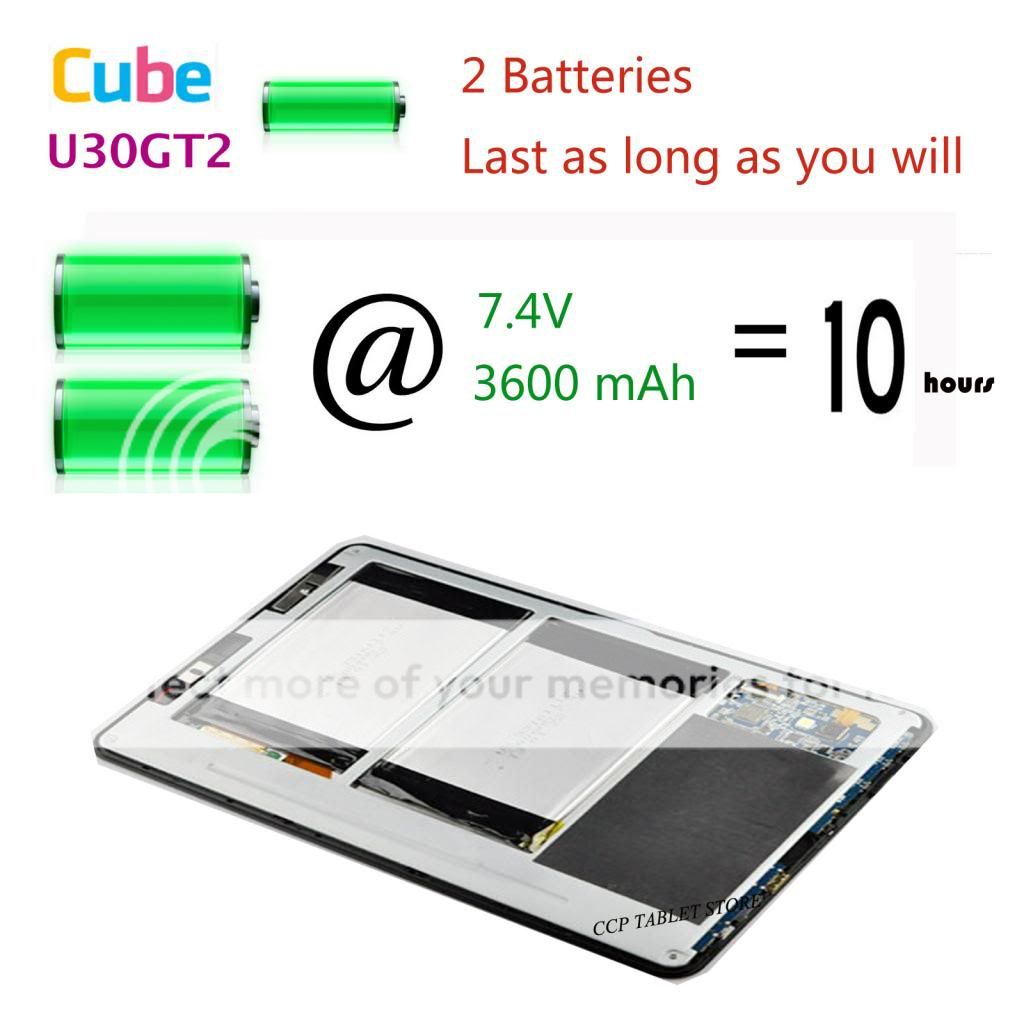 Cube U30GT2 RK3188 Quad Core Tablet PC Bluetooth HDMI 10 1 inch Android 4 1